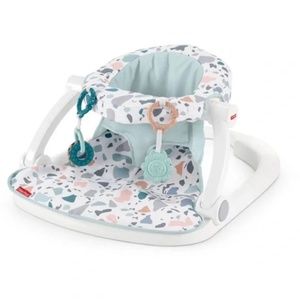 Fisher Price Sit Me Up floor seat baby chair Pacific Pebble Terrazzo like new